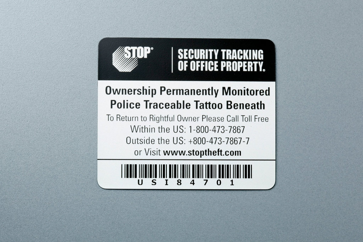 STOP Security Plates - Computer Security Products